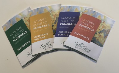 SECONDS - Ultimate Guide to Funerals (PRINTED) - Suite of 4 Products by Sally Cant 